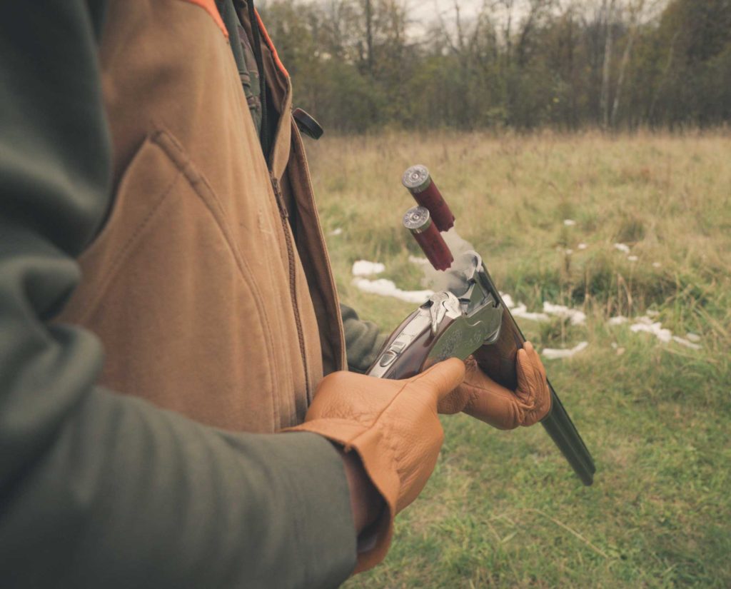 Shotgun shells ejected from a shotgun