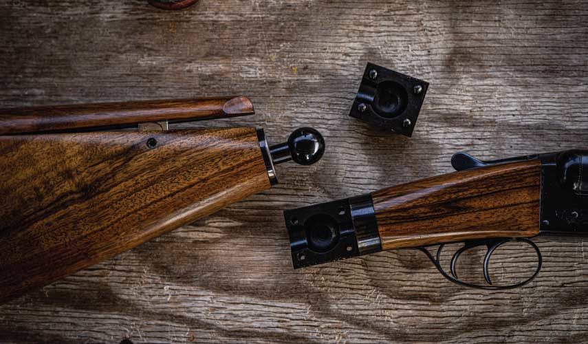 A custom gun fitting gun